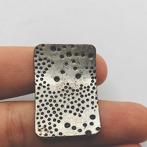 Cute simple silver colored ring